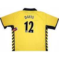 2005-06 Aston Villa Away Shirt Davis #12 *w/Tags* XXL