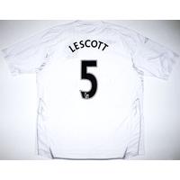 2007-08 Everton Away Shirt Lescott #5 XXL