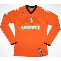 2010-11 Valencia L/S Away Shirt *w/Tags* L