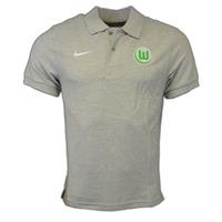 2016-2017 VFL Wolfsburg Nike Authentic Polo Shirt (Grey)