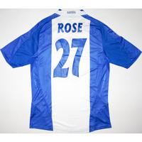 2009 10 universitatea craiova player issue away shirt rose 27 as new m