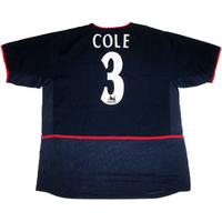 2002-04 Arsenal Away Shirt Cole #3 XL