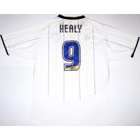 2005 06 leeds united home shirt healy 9 l