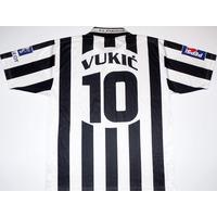 2001-02 FK Partizan Match Issue Home Shirt Vuki? #10