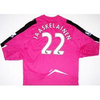 2011-12 Bolton Match Issue GK Shirt Jaaskelainen #22