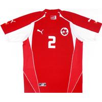 2004-06 Switzerland Home Shirt #2 XL