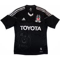 2013 14 besiktas match issue away shirt 25 boral v hajduk split