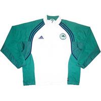 2001-02 Panathinaikos Adidas Woven Presentation Jacket XL
