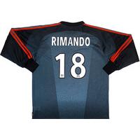 2003 DC United Match Issue GK Shirt Rimando #18