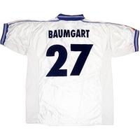 2001-02 Hansa Rostock Match Issue Away Shirt Baumgart #27