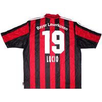 2000-01 Bayer Leverkusen Home Shirt Lucio #19 XXL