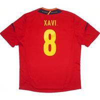 2011-12 Spain Home Shirt Xavi #8 *w/Tags*