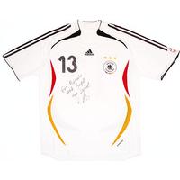 2005-07 Germany Under 21 Match Issue Signed Home Shirt #13 (Daniel Baier)