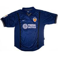 2000-01 Valencia Away Shirt XL