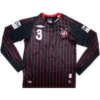 2008 Atletico Paranaense Player Issue Away L/S Shirt #3 *As New* L