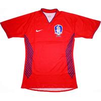 2006 08 south korea player issue home shirt as new