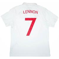 2009-10 England Home Shirt Lennon #7 L