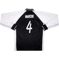 2000-01 ASD Sora Match Issue Home L/S Shirt Mancini #4