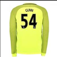 2016-17 Man City Home Goalkeeper Shirt (Gunn 54) - Kids