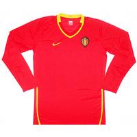 2008 09 belgium player issue home ls shirt xxl