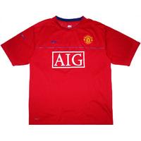 2008 09 manchester united nike training shirt xxl