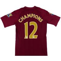 2012-13 Manchester City Away Shirt Champions 12 *w/Tags* S