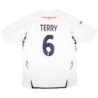 2007-09 England Home Shirt Terry #6 XL.Boys