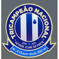 2013-14 Porto Player Issue Tricampeão Nacional Patch *As New*