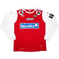 2012 FK Bryne Match Issue Home L/S Shirt Helle #11
