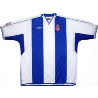 2002-04 Espanyol Home Shirt XL