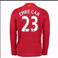 2016 17 liverpool home long sleeve shirt emre can 23 kids