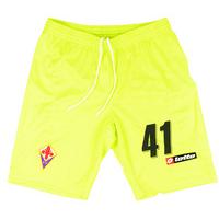 2010 11 fiorentina match issue fluorescent gk shorts 41 lezzerini