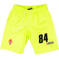 2010-11 Fiorentina Match Issue Fluorescent GK Shorts #84 (Boruc)