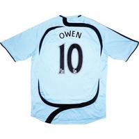 2007-08 Newcastle Away Shirt Owen #10 XL