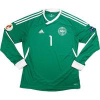 2009 denmark match issue womens european championships gk shirt 1 joha ...