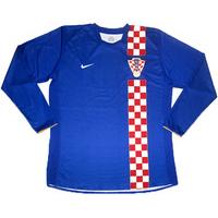 2006-08 Croatia Player Issue Away L/S Shirt XL