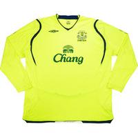 2008-09 Everton Third L/S Shirt 3XL