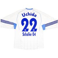 2011-12 Schalke Player Issue Away L/S Shirt Uchida #22 *w/Tags*