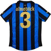 2011-12 Club Brugge Match Issue Home Shirt Almebäck #3