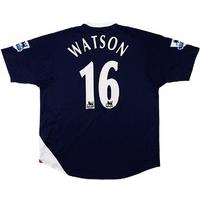 2005-06 West Brom Match Issue Away Shirt Watson #16