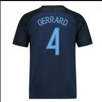 2017-18 England Away Shirt (Gerrard 4) - Kids