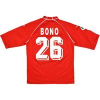 2000 01 ancona match issue home shirt bono 26