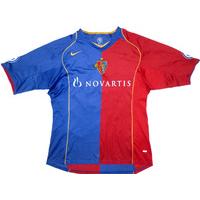 2004 05 fc basel home shirt very good s