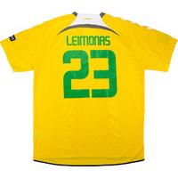 2011 Lithuania Match Issue Home Shirt Leimonas #23 (v Scotland)