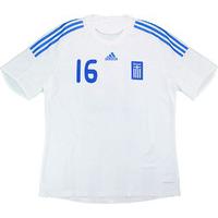 2008 Greece Match Issue Home Shirt #16 (v Cyprus)