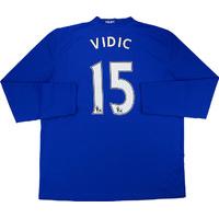 2008-09 Manchester United Third L/S Shirt Vidic #15 (Excellent) XL