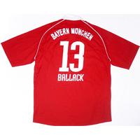 2005 06 bayern munich home shirt ballack 13 very good m