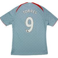 2008-09 Liverpool Away Shirt Torres #9 (Good) S