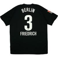 2008-09 Hertha Berlin Away Shirt Friedrich #3 (Very Good) XL