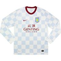 2011-12 Aston Villa Away L/S Shirt (Excellent) L